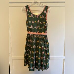 ModCloth fit & flare lemonade dress 👗🍋